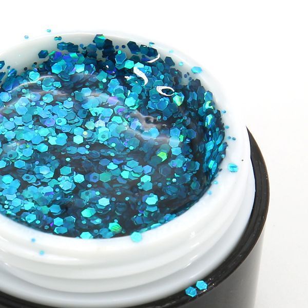 Гліттер гель Global Fashion 5 гр, Glitter gel 05 6098 фото
