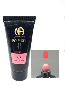 Полігель (акригель) для нігтів Queen Nails No 01, 30 мл 2970678249 фото