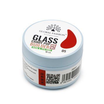 Гель для моделювання нігтів 15 г, Glass Candy Pop Builder Gel 05 26041 фото