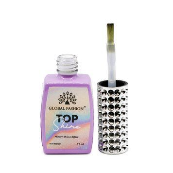 Топ для ногтей с эффектом втирки &laquo;TOP SHINE&raquo; без липкого слоя, 12 мл, #11 23129 фото