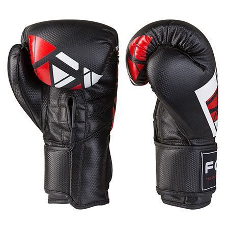 Боксерські рукавички FGT, Cristal, 12 oz, чорні FT-2518/CR12 фото