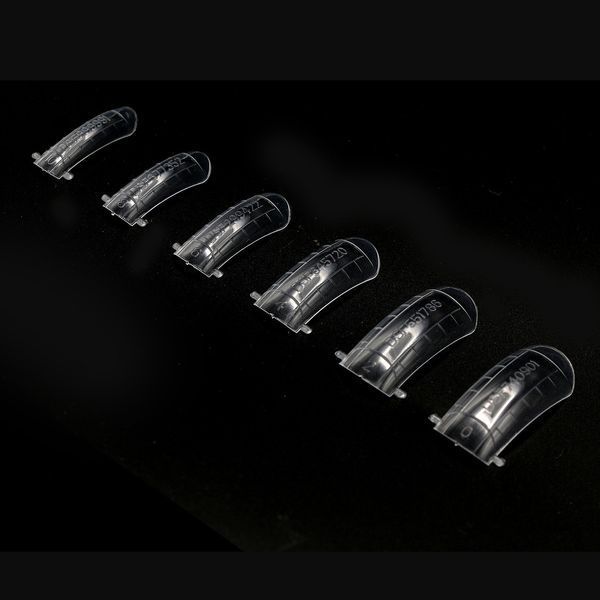 Верхние многоразовые формы арочный квадрат Nail Plastic Form System, 120 шт 16917 фото