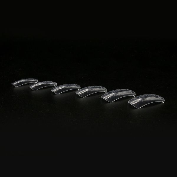Верхние многоразовые формы арочный квадрат Nail Plastic Form System, 120 шт 16917 фото