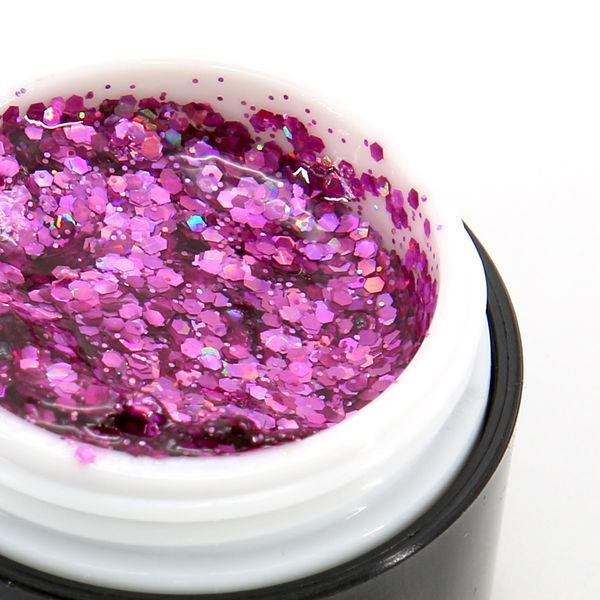 Глиттер гель Global Fashion 5 гр, Glitter gel 07 6100 фото