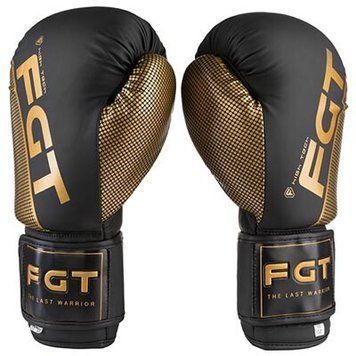 Боксерські рукавички FGT 2560, Flex, 10 oz, чорний/золото FT-2560/10 фото