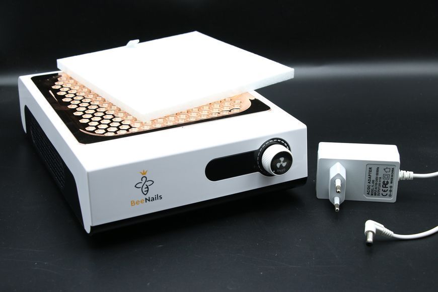 Вытяжка маникюрная с фильтром ZS-807 Bee Nails, 150W, white 25922 фото
