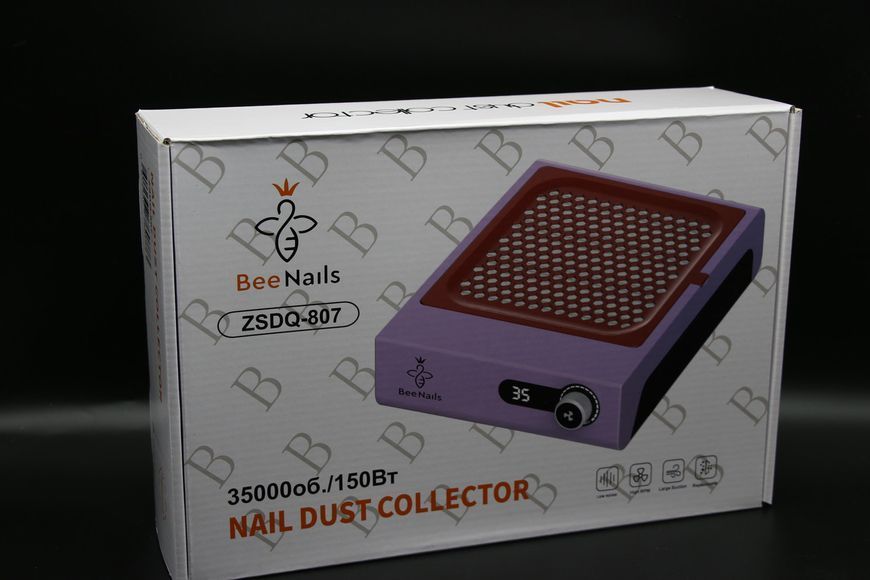 Вытяжка маникюрная с фильтром ZS-807 Bee Nails, 150W, white 25922 фото