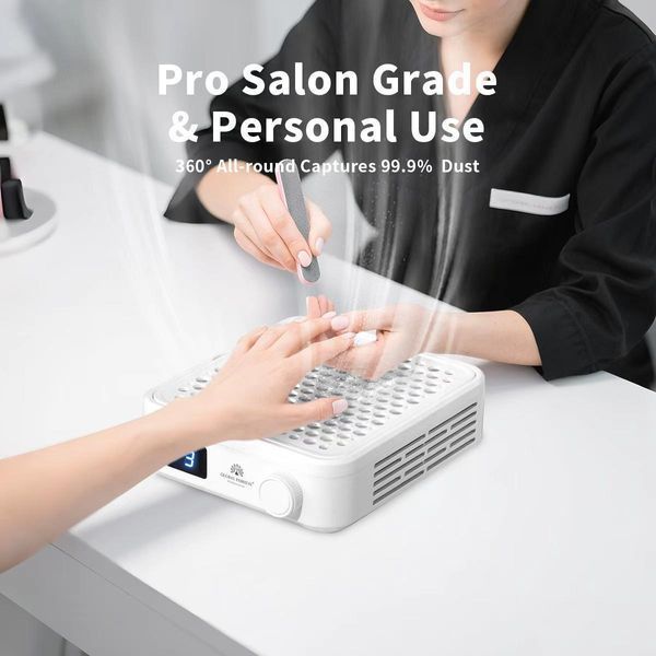 Витяжка для нігтів GFS-900 Pro, 3800 об/хв, Global Fashion, турбіна безщіткова 26689 фото