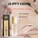 Тональна основа Global Fashion, Glowy Liquid Foundation 4in1:Primer+Concealer+Highlighter+BB cream, SPF 15, K031,Warm Beige 24994 фото 3