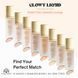 Тональна основа Global Fashion, Glowy Liquid Foundation 4in1:Primer+Concealer+Highlighter+BB cream, SPF 15, K031,Warm Beige 24994 фото 4