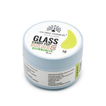 Гель для моделювання нігтів 15 г, Glass Candy Pop Builder Gel 10 26046 фото