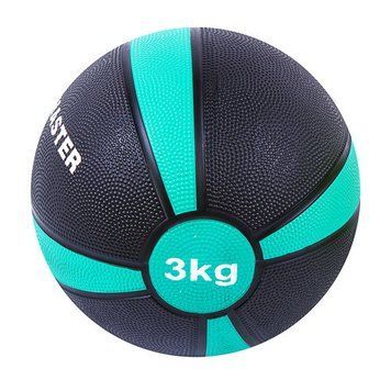 М'яч медбол 3 кг (4/1), d = 21 см Чорно-блакитний IR97801F-3 фото