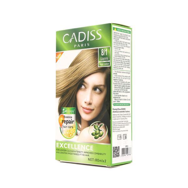 Фарба для волосся Cadiss 8/1 Grayness 22503 фото