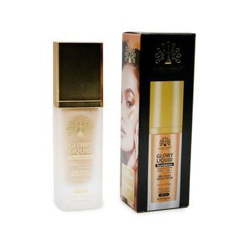 Тональна основа Global Fashion, Glowy Liquid Foundation 4in1:Primer+Concealer+Highlighter+BB cream, SPF 15, K033,Golden Tan 24996 фото