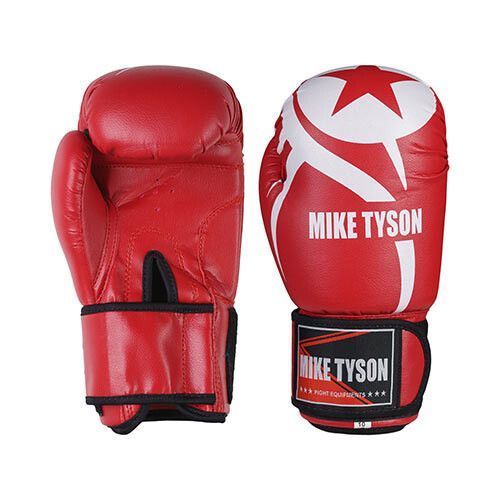 Боксерські рукавички Mike Tyson, PVC, 10 oz, червоний MT1707/101 фото