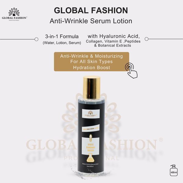 Сироватка-лосьйон проти зморшок, Anti-Wrinkle Serum-Lotion, Global Fashion, 400ml 25054 фото