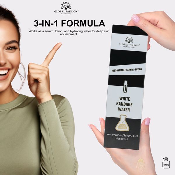 Сироватка-лосьйон проти зморшок, Anti-Wrinkle Serum-Lotion, Global Fashion, 400ml 25054 фото