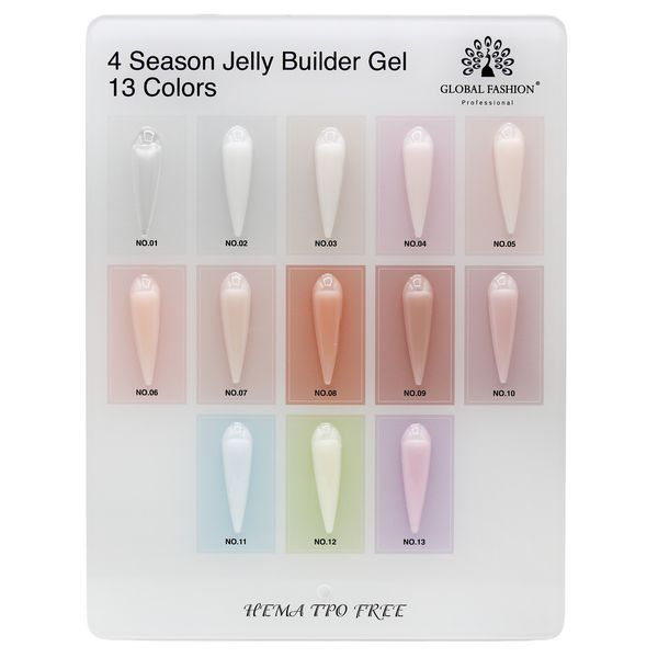 Гель для моделирования ногтей 15 г, 4 Season Jelly Builder Gel, 02 26074 фото