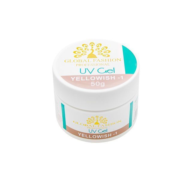 Nail modeling gel Global Fashion 50 gr Yellowish-1 11843 фото