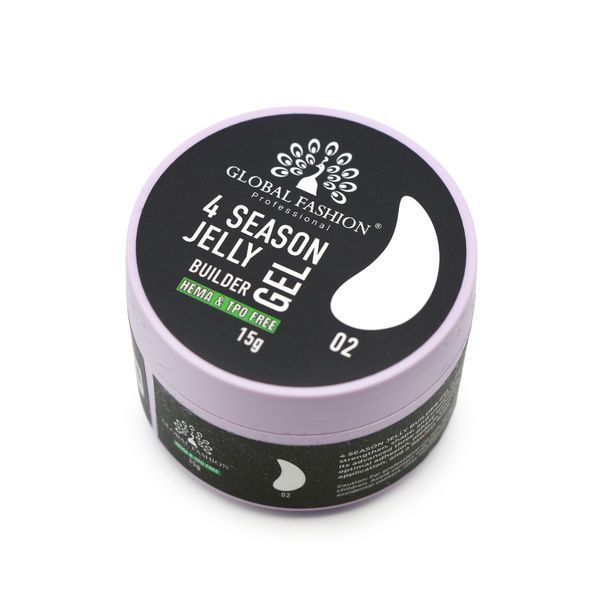 Гель для моделирования ногтей 15 г, 4 Season Jelly Builder Gel, 02 26074 фото