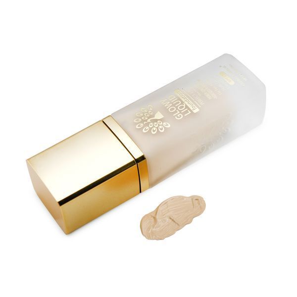 Тональна основа Global Fashion, Glowy Liquid Foundation 4in1:Primer+Concealer+Highlighter+BB cream, SPF 15, K033,Golden Tan 24996 фото