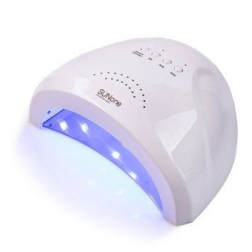 Лампа SUN ONE для сушки ногтей (LED+UV) 48w, белая 2970677797 фото