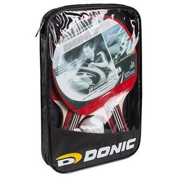 Ракетка для настольного тенниса Donic 2 шт, 3 шарика, чехол PVC 33932 фото