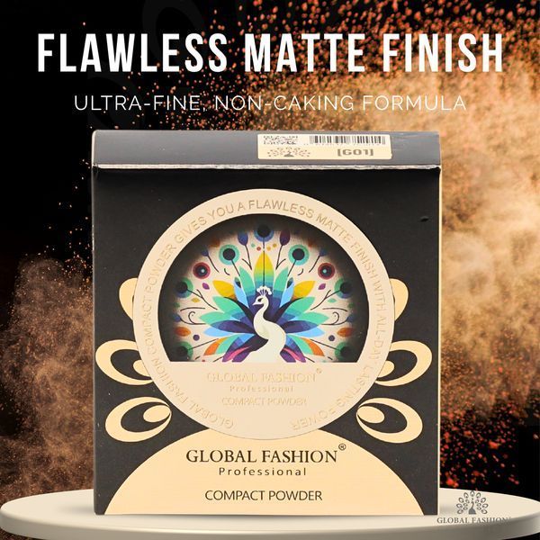 Матова пудра Global Fashion, matte finish powder, 12gr, G05 24984 фото