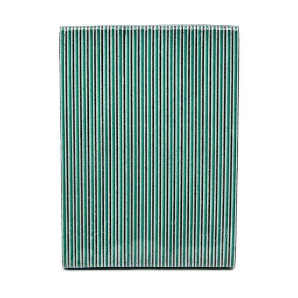 Nail file with ruler, 80/80, green 25569 фото