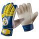 Воротарські рукавиці Latex Foam REALMADRID, жовто-синій, розмір 6 GGLG-RM6 фото 2
