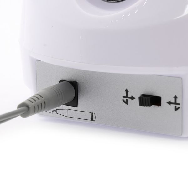 Апарат для манікюру і педикюру BEE NAILS, 202D, з дисплеєм, 65w, 45000 об, білий 24648 фото