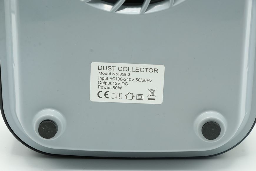Вытяжка для маникюра с HEPA фильтом, 80W, silver, BQ-858-3B 26913 фото
