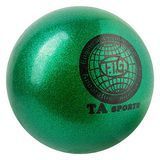 М'яч гімнастичний TA SPORT, 400 грамів, 19 см, глітер, зелений TA400-9 фото
