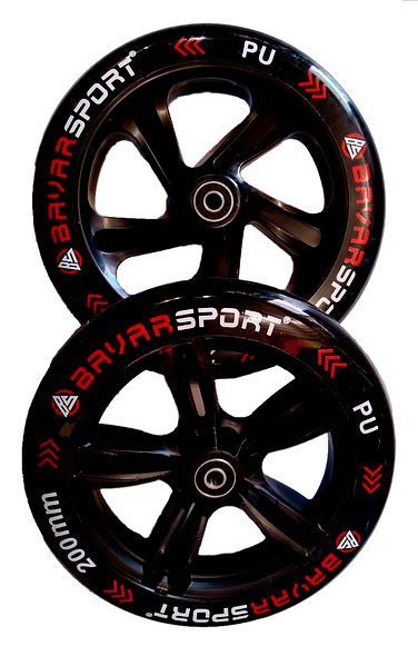 Колесо для самоката Bavar Sport 200 мм 1 штука (62) Чёрный 62 фото