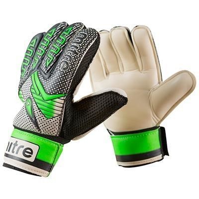 Вратарские перчатки Latex Foam MITRE, зелёный, размер 7 GG-MT7 фото