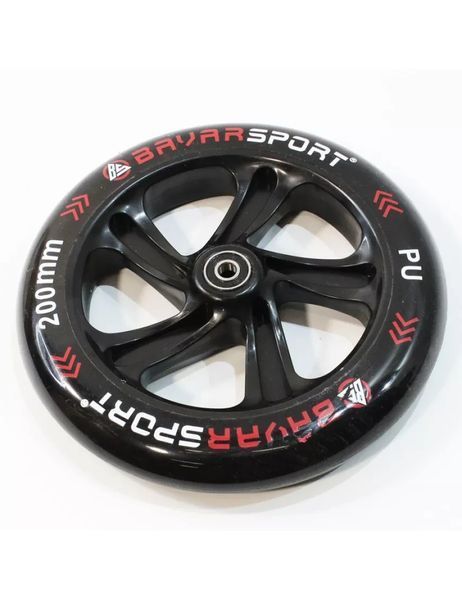 Колесо для самоката Bavar Sport 200 мм 1 штука (62) Чёрный 62 фото