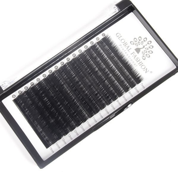 Набор ленточных ресниц Global Fashion Premium Lashes микс (7-12мм) L 0.10 13044 фото