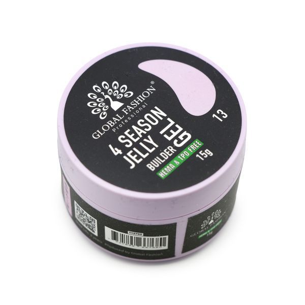 Гель для моделювання нігтів 15 г, 4 Season Jelly Builder Gel, 13 26085 фото