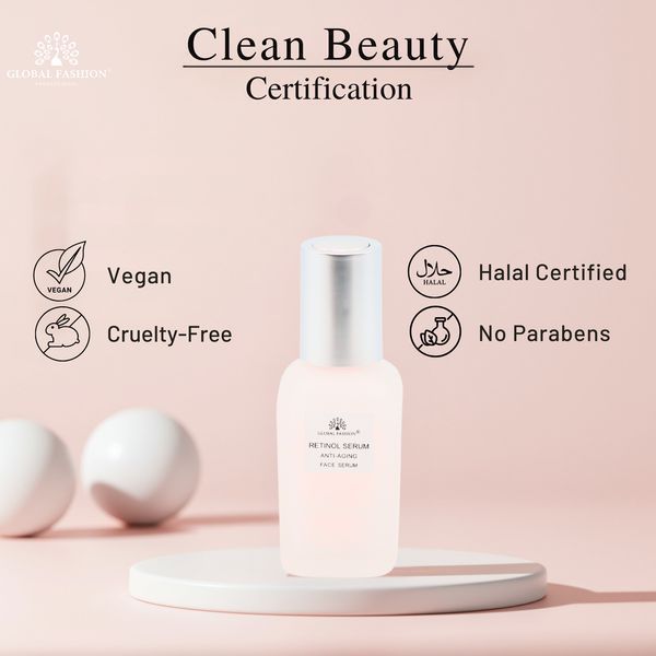Антивікова сироватка з ретинолом, Global Fashion, Retinol Serum Anti-Aging Face Serum, 50ml 25080 фото
