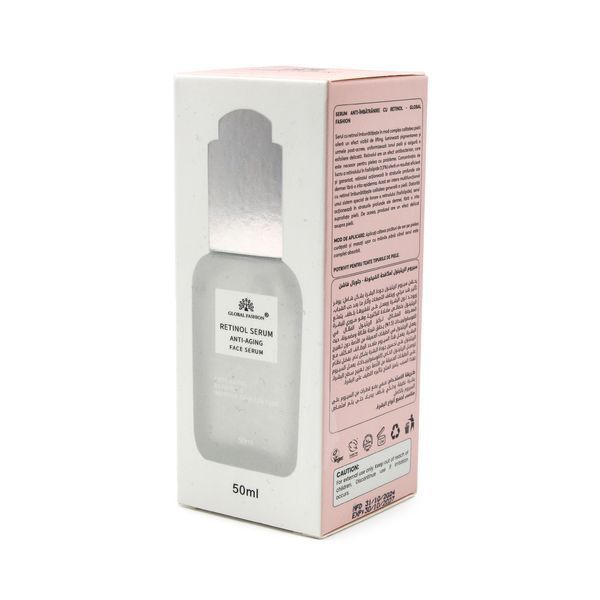 Антивікова сироватка з ретинолом, Global Fashion, Retinol Serum Anti-Aging Face Serum, 50ml 25080 фото