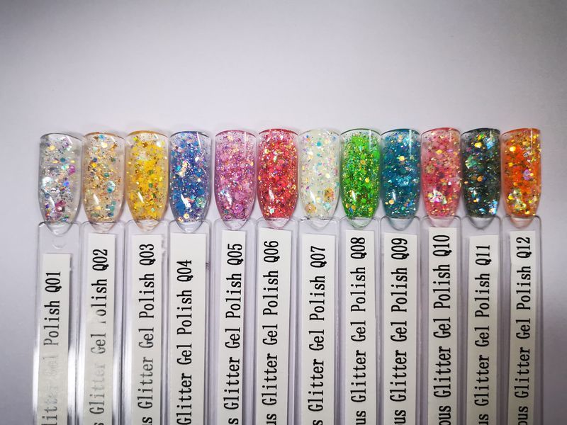 Гліттер гель що світиться в темряві, 5 гр, Luminous Glitter Gel 05 13477 фото
