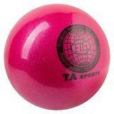 М'яч гімнастичний TA SPORT, 400 грамів, 19 см, глітер, рожевий TA400-10 фото