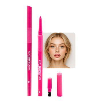 Гелевий олівець для губ, Global Fashion, velvet smooth lipliner, 04 25023 фото