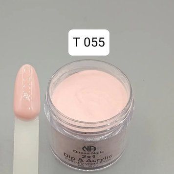 Акриловая пудра 2&times;1 dip & acrylic Queen Nails Т 055, 10 г 2970678306 фото