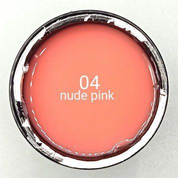 Гель для нарощування нігтів Queen Nails No 04 Nude Pink (камуфлювальний) 15 г 2970678256 фото