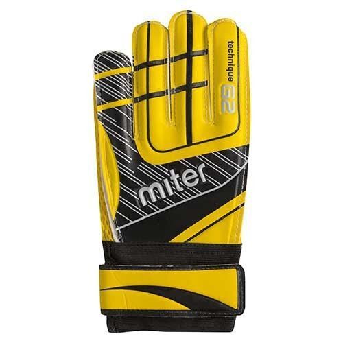 Воротарські рукавички Latex Foam MITER, жовтий, розмір 6 GGLG-MR6 фото