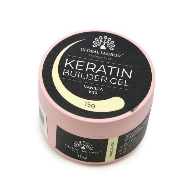 KERATIN BUILDER GEL, K120, Global Fashion, 15 g 26292 фото
