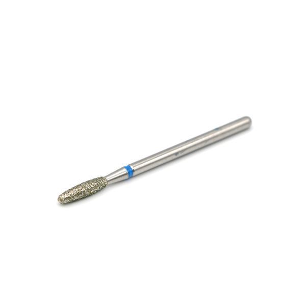 Diamond cuticle nozzle, Rounded flame, blue notch 244/025B 23058 фото