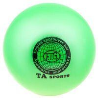 М'яч гімнастичний TA SPORT, 400 грамів, 19 см, глітер, салатовий TA400-12 фото