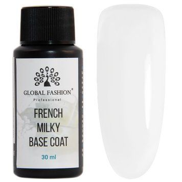French Milky Base Coat Global Fashion 30 ml 11385 фото